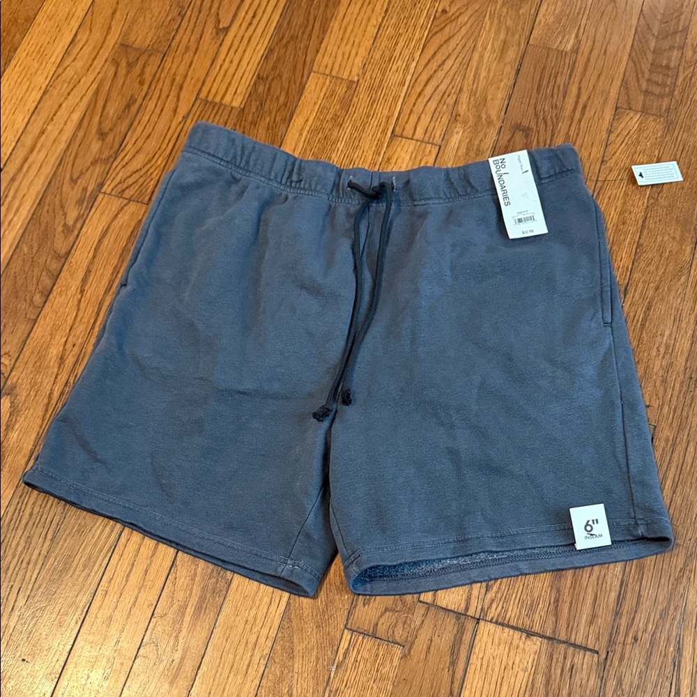No Boundaries Charcoal Jogger Shorts Small & Medium